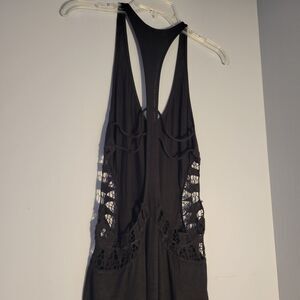 Out From Under-Urban Outfitters Racerback Open Back Weave detail Dress Size M